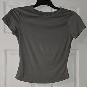 SHEIN Fitted Cap Sleeve T-Shirt